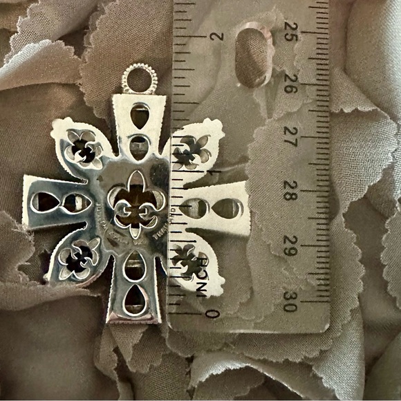 Judith Ripka Sterling Silver Citrine Tigers Eye and Onyx Pendant - Picture 6 of 7